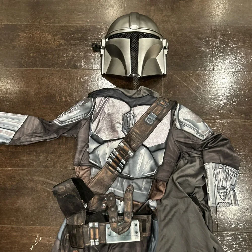 Rubie’s Star Wars The Mandalorian Beskar Armor Child Sz Small Halloween Costume - Picture 7 of 9